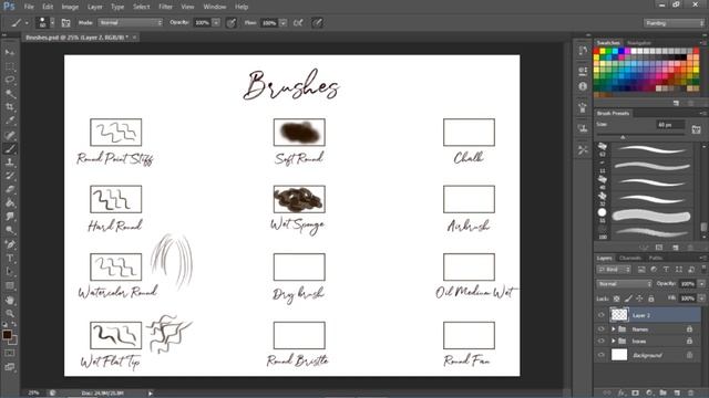 WHAT BRUSHES I USE IN PHOTOSHOP смотреть онлайн