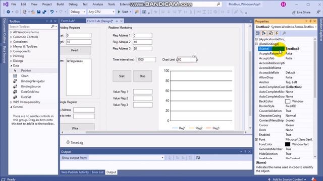 Visual Basic Modbus Realtime Trending Chart смотреть онлайн