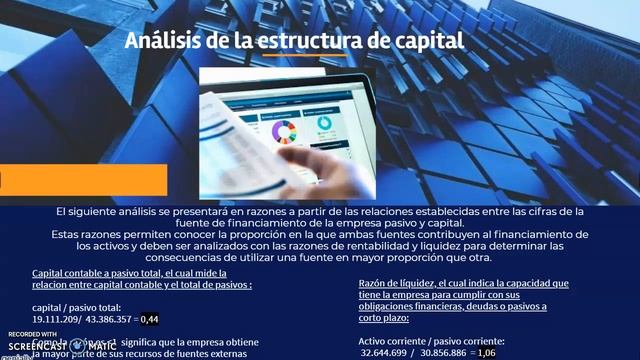Actividad 7 Presentación y sustentación sobre la estructura financiera de una empresa смотреть онлайн