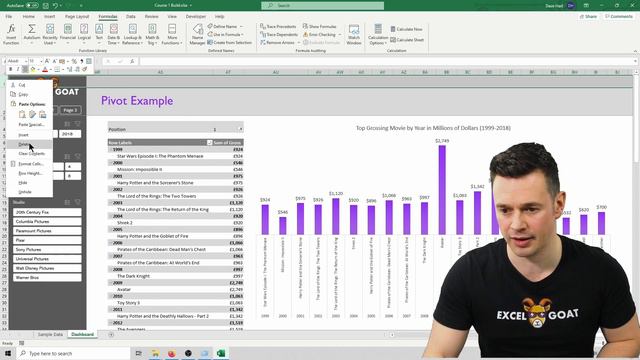 Lesson 21 - Simple Excel Navigation with a Single Click смотреть онлайн