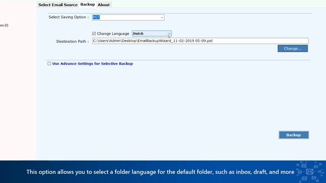 Roundcube Webmail To Outlook  Converter - Export Emails To PST File Format