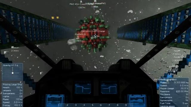 Space Engineers - Crash Charge MKIIb vs Red 1 + Heavy Armor смотреть онлайн