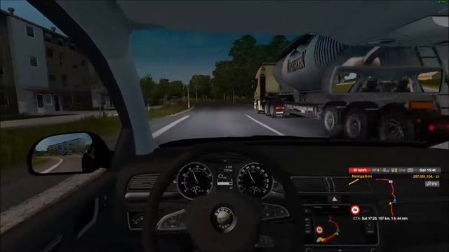 Driving Skoda 4 (Promods, Rusmap)