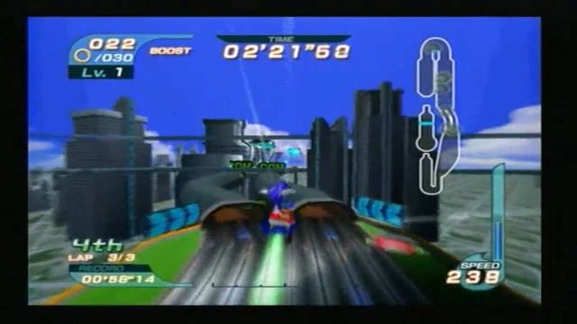 Sonic Riders (PS2) Super Sonic Racing