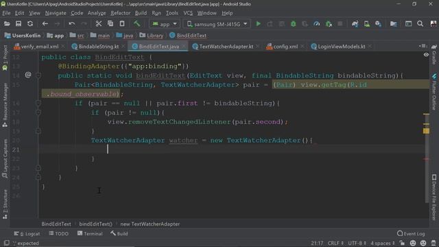 Curso de android con kotlin y firebase Adaptador para obtener y asignarle datos a los EditText #10 смотреть онлайн