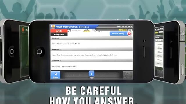 Championship Manager 2011 iPhone Trailer смотреть онлайн