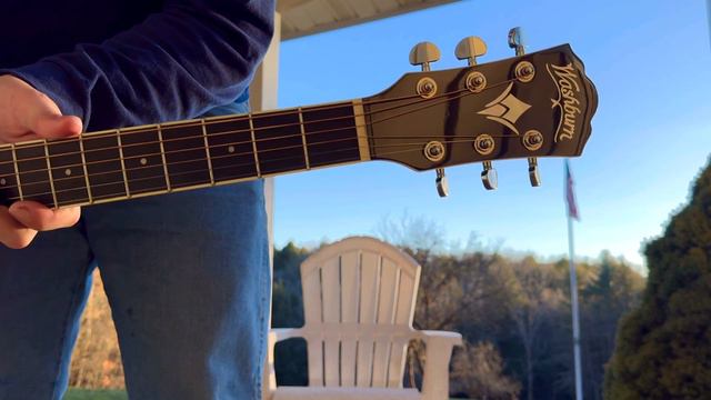 Washburn Festival EA12B Acoustic Guitar Review смотреть онлайн
