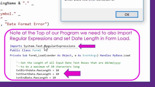 How to Input Output and Process Dates in Visual Basic VB.Net смотреть онлайн