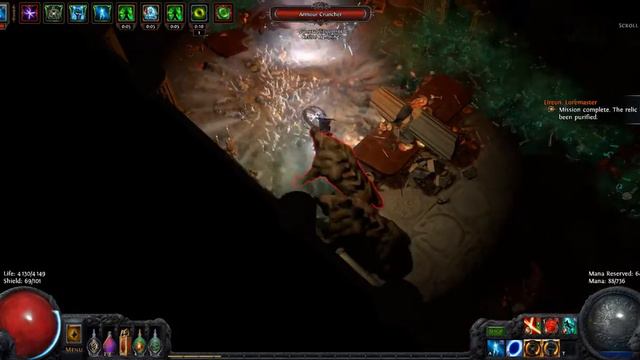 Path of Exile - lvl76 Residence map : fastclear Ice Ninja build смотреть онлайн