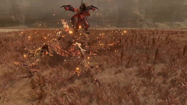 Воплощение стихии зверей vs Кровожадное чудовище: Total War Warhammer 3. тесты юнитов v 4.1.2 смотреть онлайн