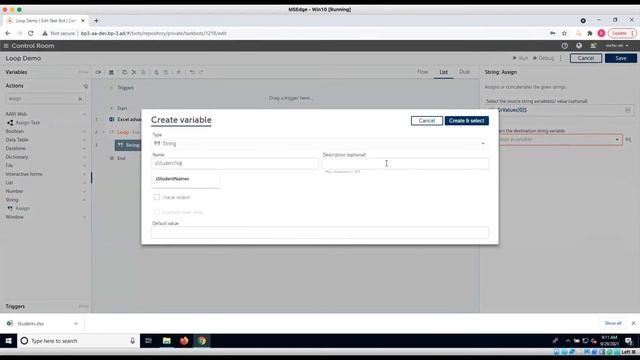 How to Utilize a List Variable in Automation Anywhere - Demonstration of List Type Variable смотреть онлайн