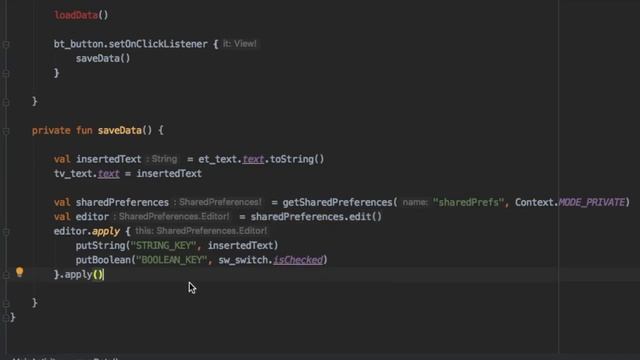 Saving data with Shared Preferences in Android Studio Kotlin 2022 смотреть онлайн