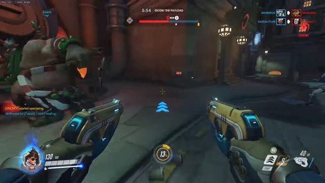 OVERWATCH - TRACER Gameplay смотреть онлайн