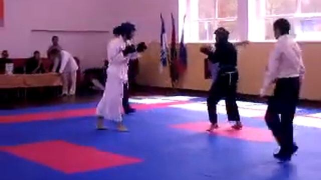 Турнир по Оперативному карате Геленджик. Бои Тимура. смотреть онлайн
