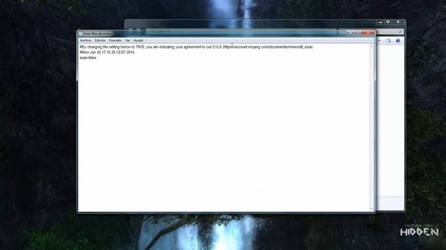 Minecraft: Solución al iniciar server 1.7.10 (EULA) Español смотреть онлайн