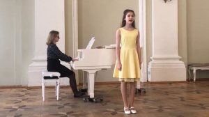 «Весенняя песенка». Музыка Ц. Кюи. Слова И. Белоусовой. Исполняет Марина Рубанова.