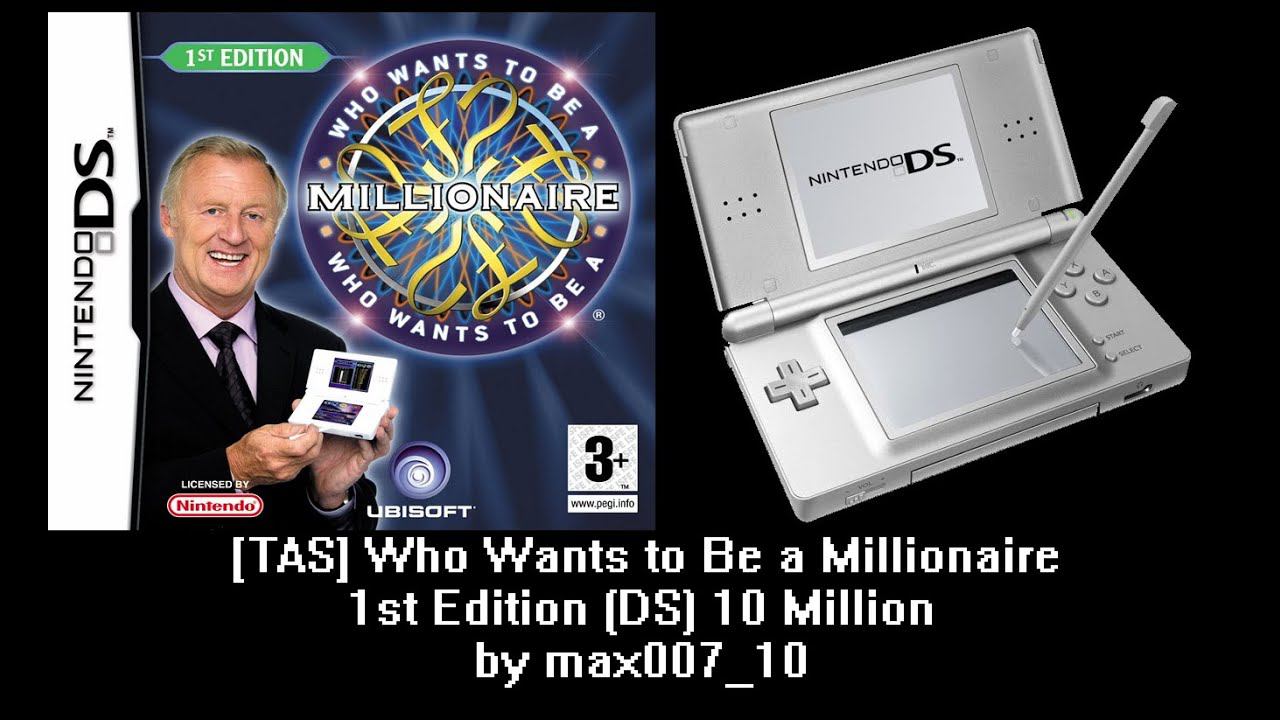 [TAS] Who Wants to Be a Millionaire 1st Edition (DS) 10 Million by max007_10 смотреть онлайн