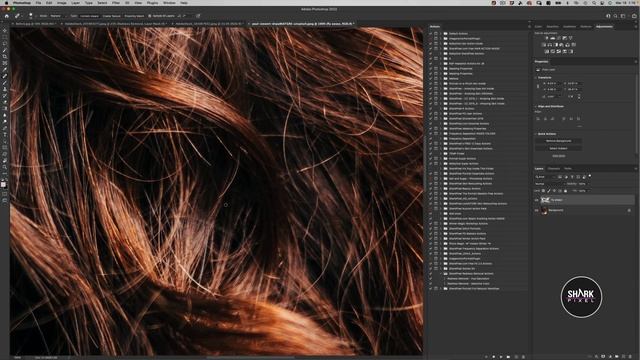 How to Fix Distracting Flyaway Hairs in Photoshop смотреть онлайн