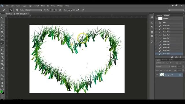 Make a wonderful Grass Text effect in Adobe Photoshop!! смотреть онлайн