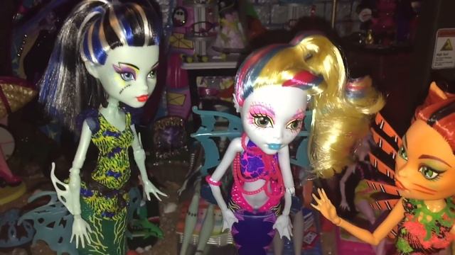 Monster High SCARRIER REEF! Frankie, Lagoona & Toralei Amazon DELIVERY! Just for Fun :) смотреть онлайн