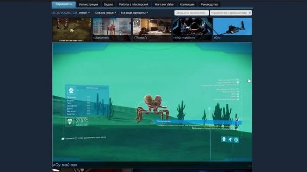 Как опубликовать иллюстрацию или скриншот в STEAM