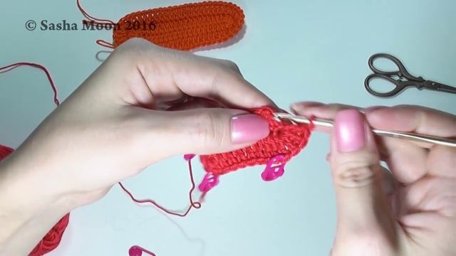 Принцип вязания овала крючком. УРОКИ ВЯЗАНИЯ КРЮЧКОМ для начинающих. #SM смотреть онлайн