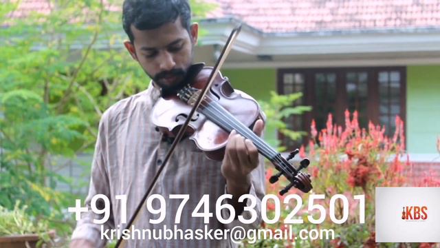 kadhale kadhale 96 movie song-Violin version by Krishnu Bhasker Sudheer смотреть онлайн