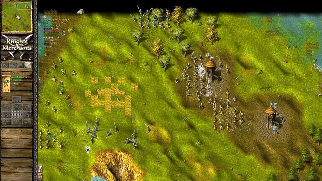 KaM Remake Knights Evolve 2v2v2v2 Победа за Дампиром (сетевая игра) смотреть онлайн