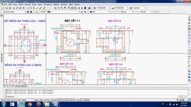 Hướng dẫn AutoCAD - Làm cho các đối tượng giống nhau_Lệnh Ma смотреть онлайн