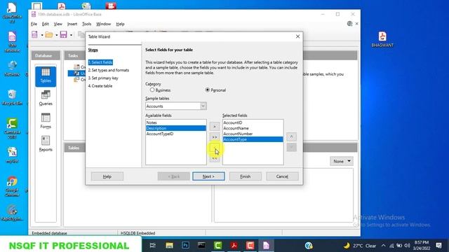 LibreOffice Base Database|| Create Database|| Create Table using Wizard in LibreOffice Base смотреть онлайн