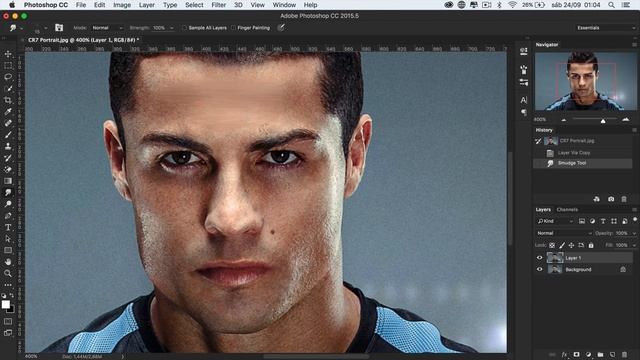 Tutorial Photoshop: Efeito De Pintura Digital Em Fotografia (Smudge Tool)