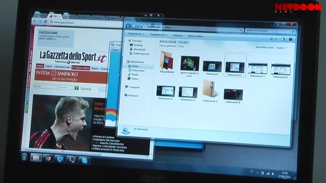 Recensione Aspire One 722 (AMD C-50) (eng sub) смотреть онлайн