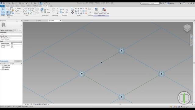 How To Create Modern Glass Facade Tower In Revit | Revit Tutorial