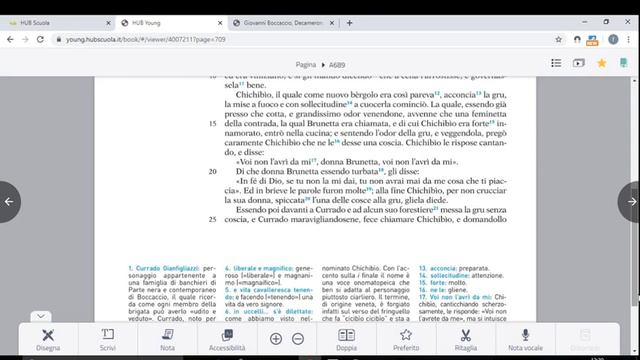 Videolezione 3AC - Boccaccio, Chichibio e la gru (Decameron VI, 4) смотреть онлайн