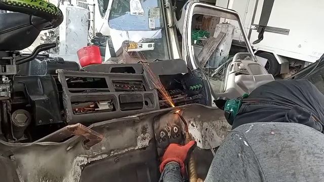 Isuzu Elf gear shifter conversion 2 of 1 смотреть онлайн