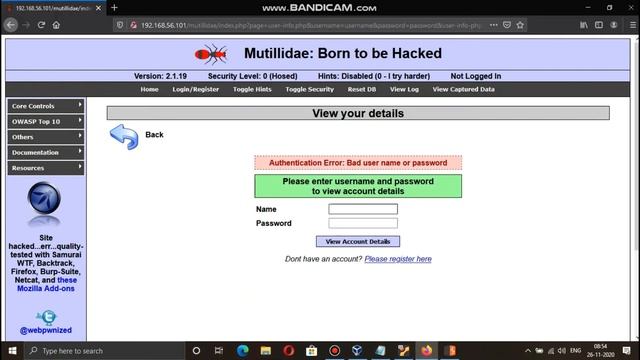 web application penetration testing using burpsuite || metasploitable || hacking || sql injection. смотреть онлайн