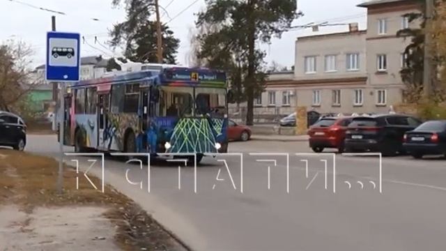 Рогатый холст - художник из Дзержинска превращает троллейбусы в художественные полотна смотреть онлайн