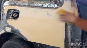 кузовной ремонт Mazda MPV, ремонт после пожара