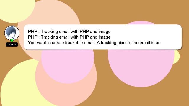 PHP : Tracking email with PHP and image смотреть онлайн