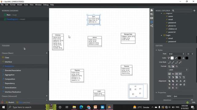 How to make Domain Model Diagram in StarUml ||#umldiagrams || Remove Watermark Trick смотреть онлайн
