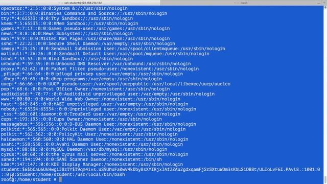 2017#3 Unix local users - FreeBSD example смотреть онлайн