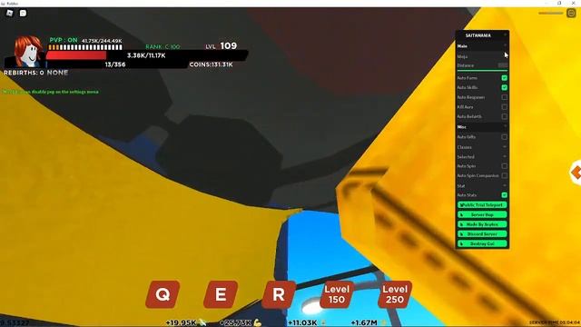 SAITAMANIA roblox script/hack op gui смотреть онлайн