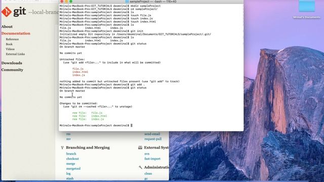Git Commands with hands on смотреть онлайн