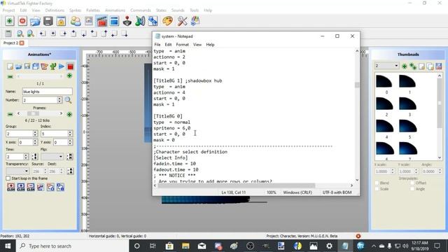 How to Make a Basic Mugen Screenpack 2019: Setup and Title Screen смотреть онлайн
