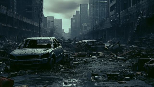 Post-Apocalyptic City Street Ambience | The Last Stand смотреть онлайн