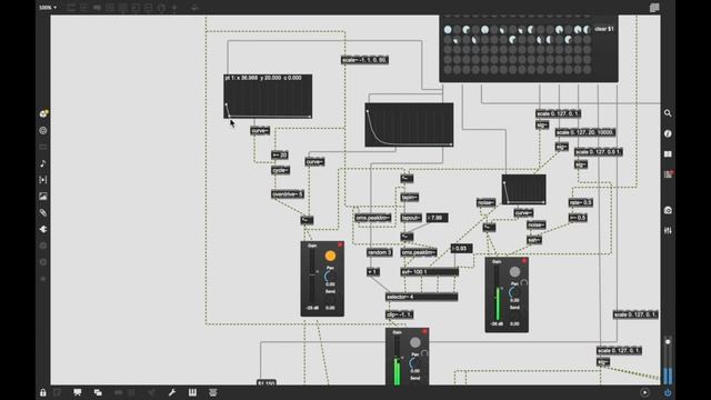 Max/Msp/Jitter - MSP урок 29. Autechre секвенсор или как попасть на Warp.