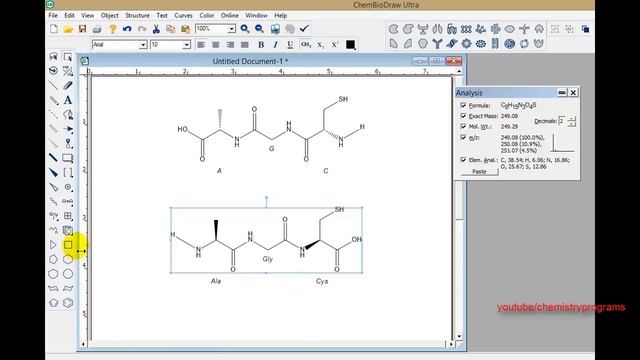 ChemDraw tutorial 11 Draw Protein and DNA смотреть онлайн