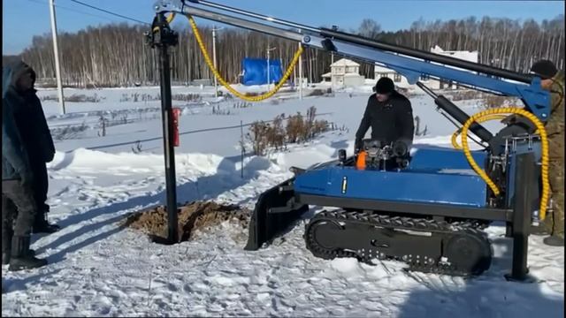 МОНТАЖ ВИНТОВЫХ СВАЙ Гудвинтом смотреть онлайн