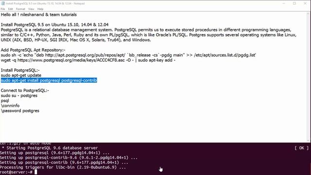 Install PostgreSQL 9.5 on Ubuntu 12.04 14.04 & 15.04 смотреть онлайн