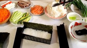 Набор для приготовления суши  "Мидори". Set for making sushi "Midori"